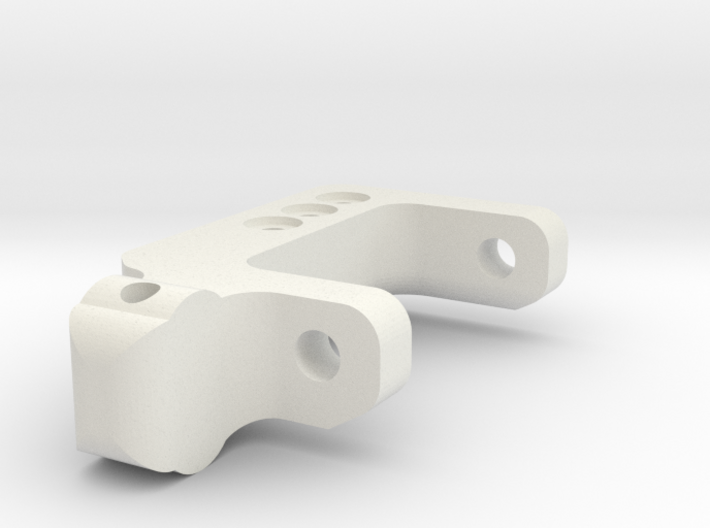 Left Front Lowering Caster Block 10 Degree 3d printed