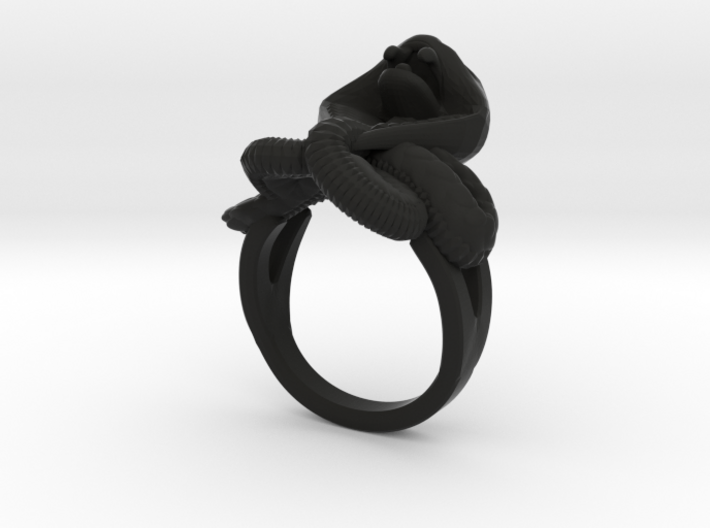 cobra commander ring 3d printed