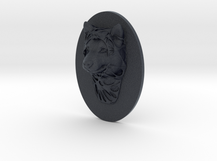 Dog Face + Half-Voronoi Mask (001) 3d printed