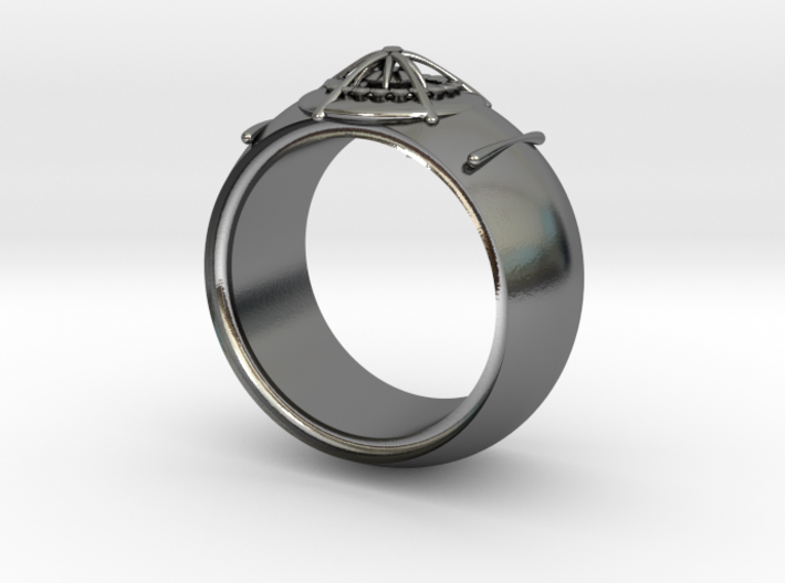 diamond hide ring 3d printed