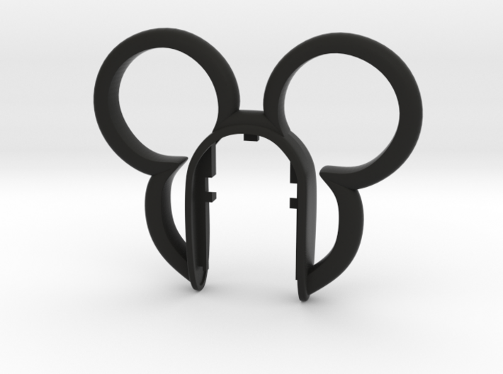 MICKEY OUTLINE KEY FOB 3d printed