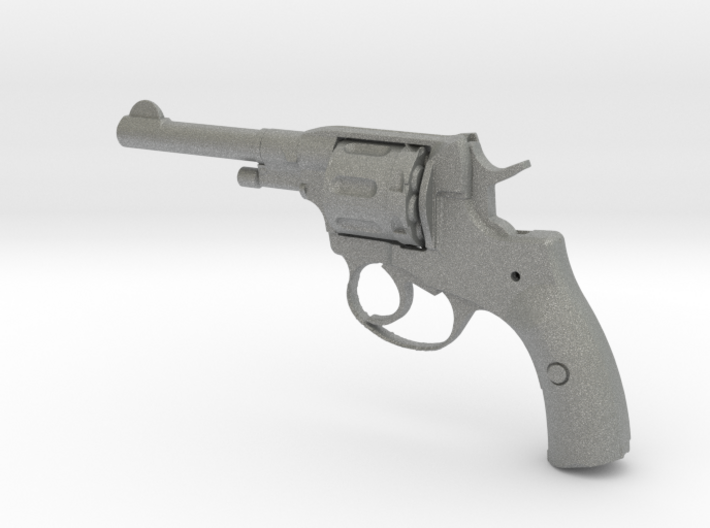 1/3 Scale Nagant Pistol 3d printed