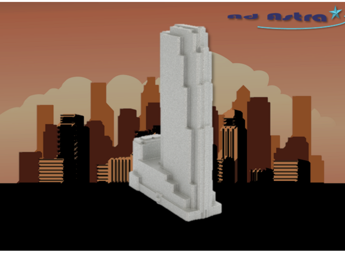 30 Rockefeller Plaza - New York (1:4000) 3d printed