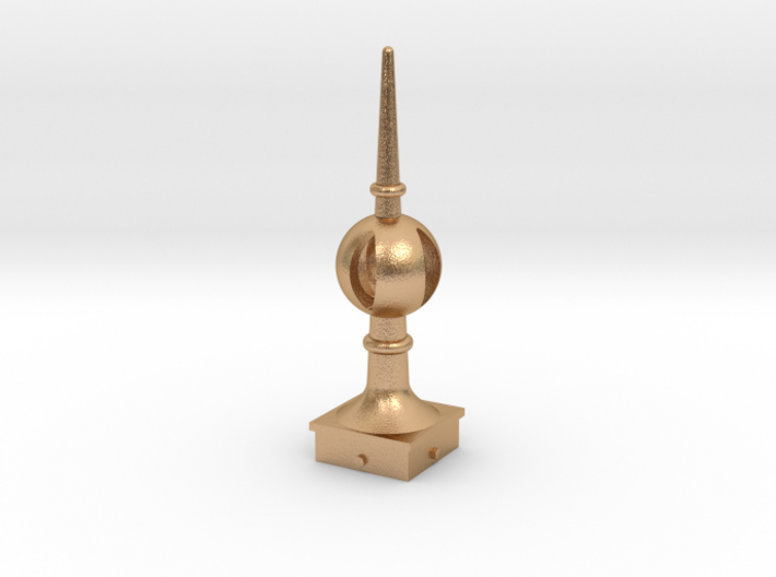 Signal Semaphore Finial (Open Ball) 1:19 scale 3d printed