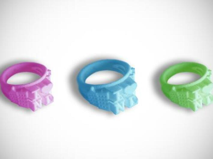 I Love Holland Ring D20 3d printed 