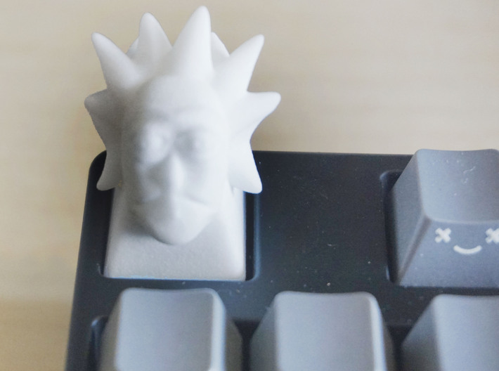 Rick Keycap for Cherry MX switches 3d printed