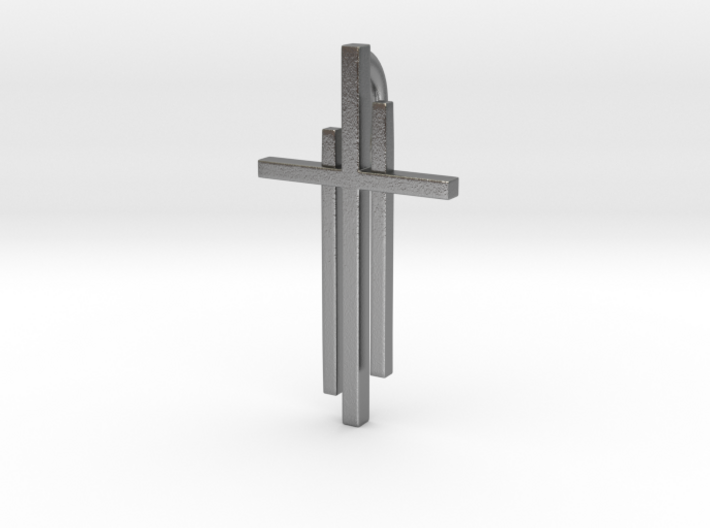 Calvary Cross Pendant - Christian Jewelry 3d printed