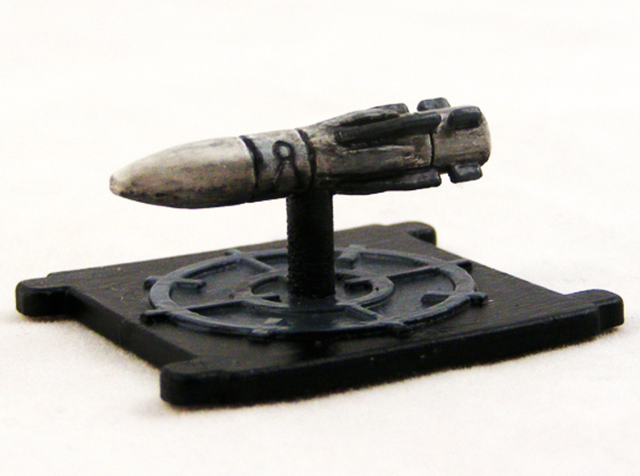 SGC Gate Deploy Missile 3d printed Tauri Gate Deploy Missile in Smooth Fine Detail Plastic