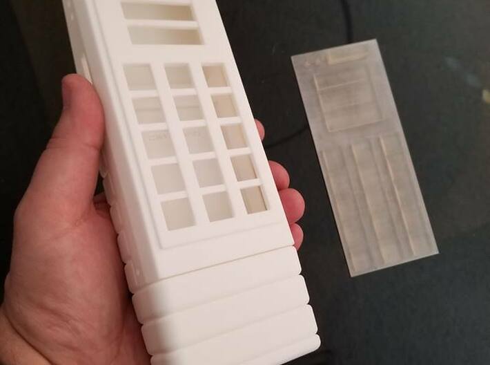 Space: 1999 radiation monitor body bottom - part 2 3d printed