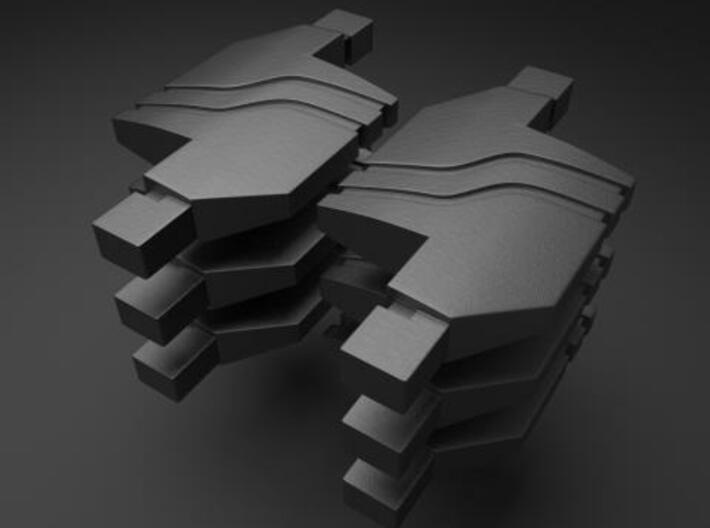 6 x 1/4 scale Replicator Blocks 3d printed
