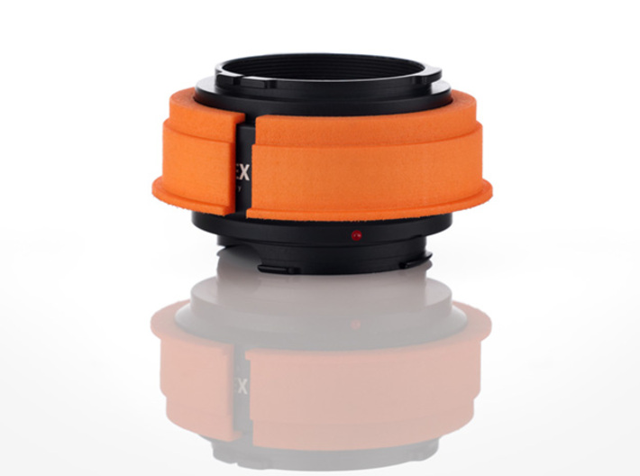 Tripod Collar Spacer for Novoflex LEMA and ASTAT N 3d printed Slid over the Novoflex LEMA