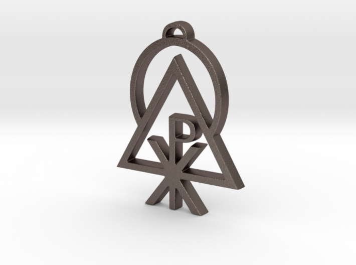 Sigil of the Logos (small Pendant) 3d printed