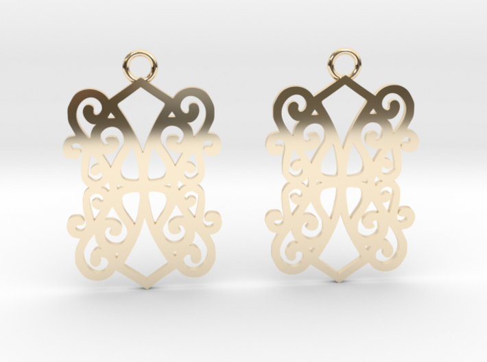 Ealda earrings 3d printed