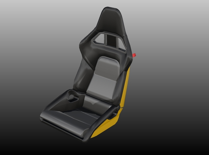 Race Seat P-RS-Type LEFT-Version - 1/24 3d printed