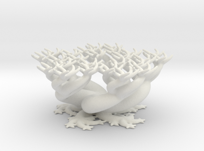 Squiggle tree table 3d printed