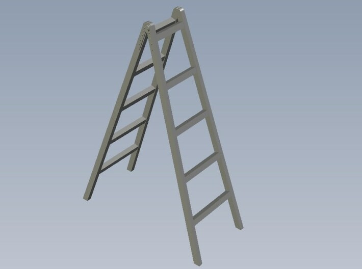 1/15 scale wooden foldable ladders x 3 3d printed 