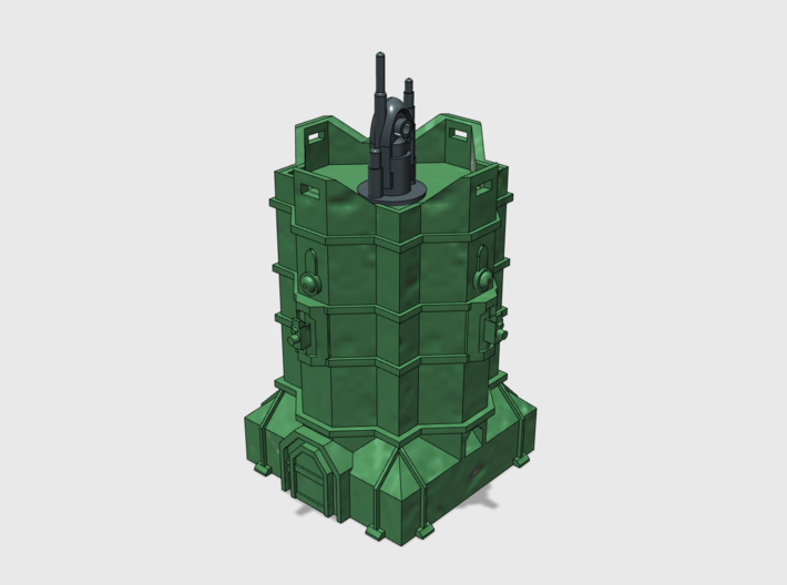 [Tiny Titans] Coms Relay Bastion 3d printed