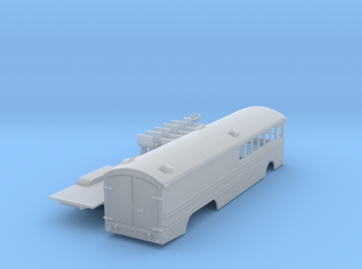 Great Northern Bus Z scale 2 3d printed Great Northern Bus Z scale