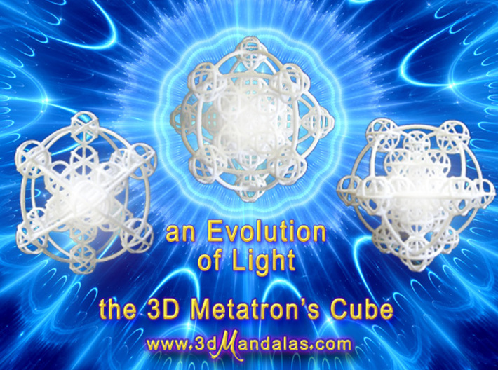 3D Metatron's Cube (add your own magnets) 3d printed Not bad without magnets either !