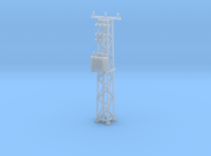 N Scale Distribution Transformer Pylon #2 3d printed