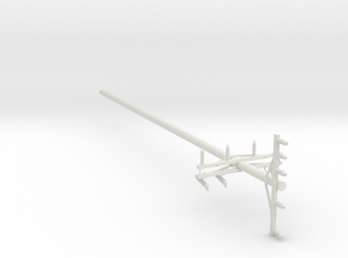 1:24 Scale Cross-Armed Electrical Pole 3d printed