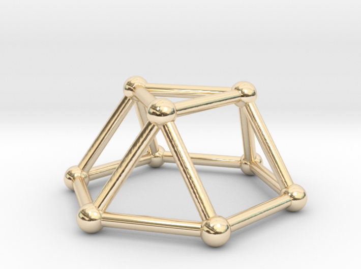 0726 J03 Triangular Cupola V&amp;E (a=1cm) #2 3d printed