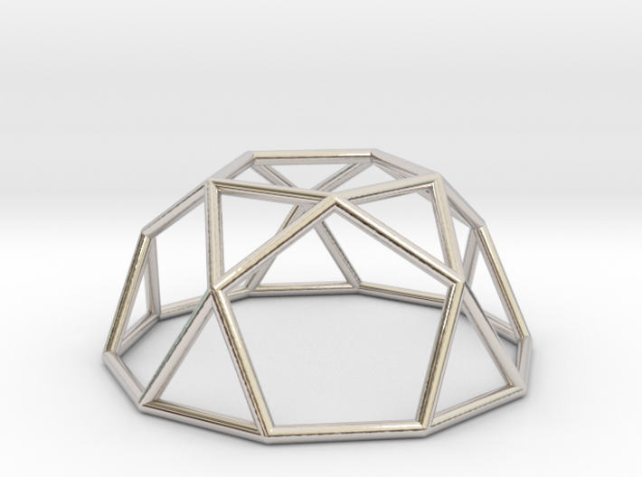 0734 J06 Pentagonal Rotunda E (a=1cm) #1 3d printed