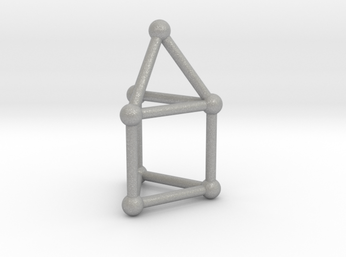 0738 J07 Elongated Triangular Pyramid (a=1cm) #2 3d printed