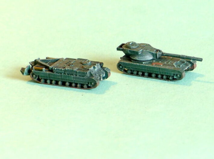 FV 214 Conqueror Variants 1/200 3d printed 1/285 Models