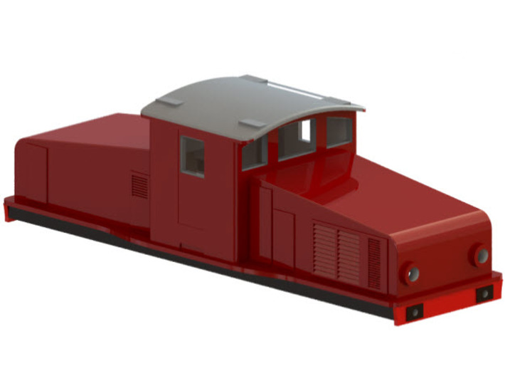 Swedish SJ electric locomotive type Ha - H0-scale 3d printed CAD-model