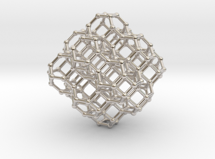 Bitruncated cubic honeycomb - pendant 3d printed