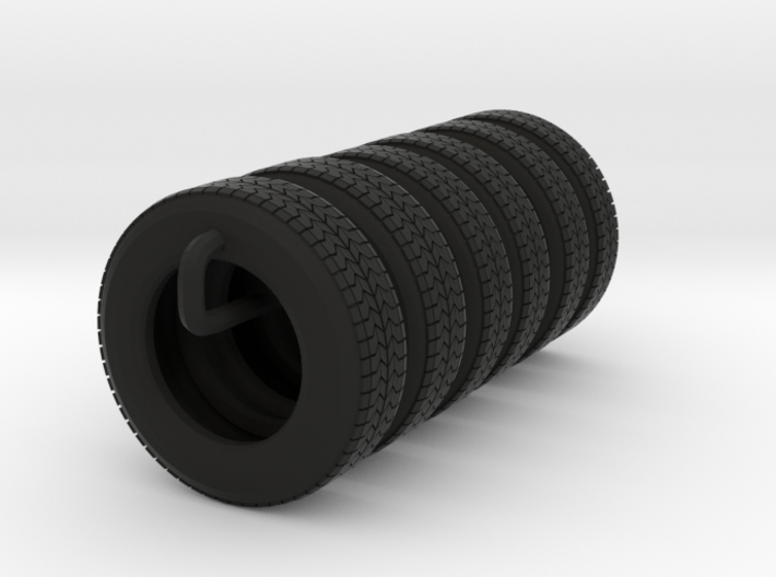 22.5&quot; Single axle frame tire group 3d printed