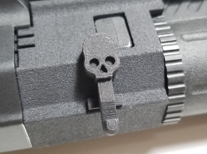 Skull Bolt Catch (for TM Styled M4 Models) Airsoft 3d printed