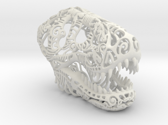T-Rex Skull 3d printed