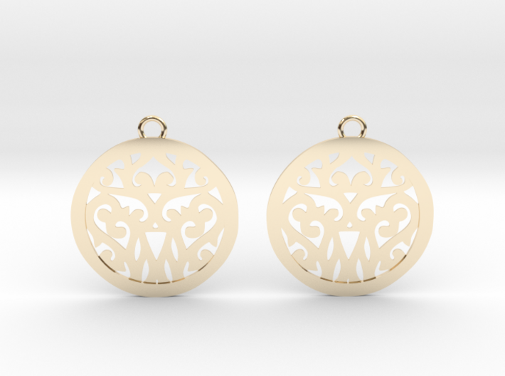 Elaine earrings 3d printed