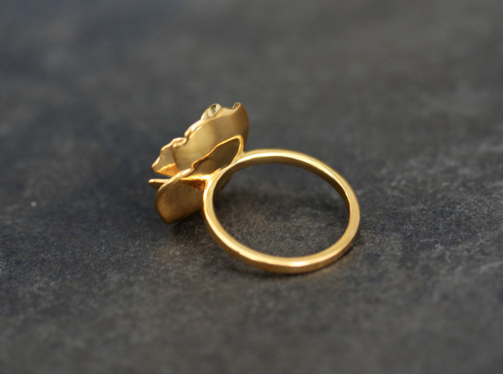 Cherry Blossom Ring 3d printed 