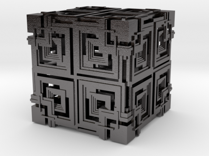 Cube 03 3d printed 