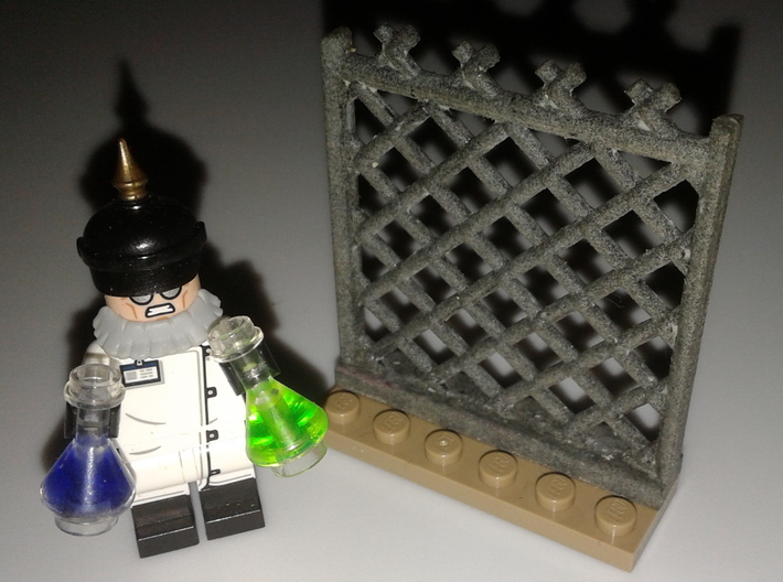 Four Chainlink Fence Set 3d printed