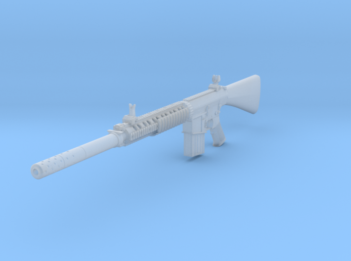 1/12th K11 with suppressor 3d printed