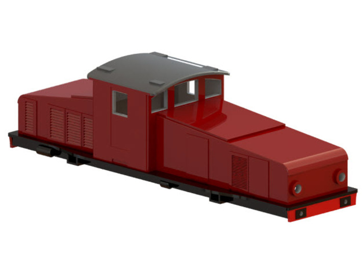 Swedish SJ electric locomotive type Hc - N-scale 3d printed CAD-model