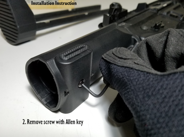G&G PDW15 & CQB - Upgrade Rail Release Tabs 3d printed 