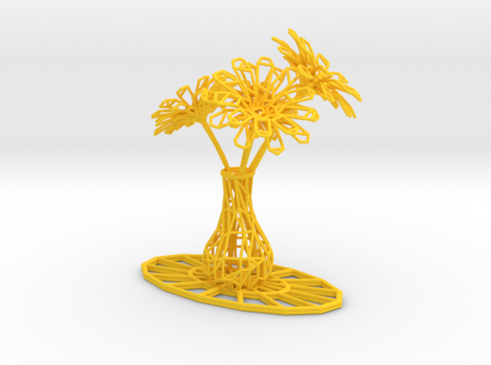 Flower vase 3d printed