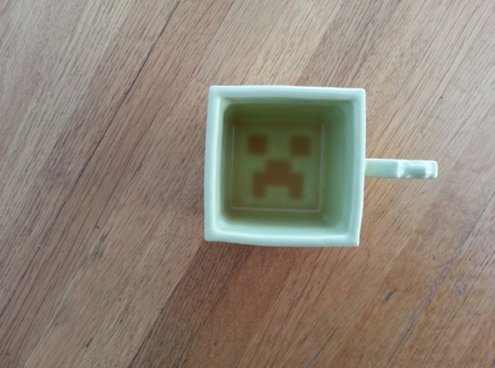 Sad Green Mug 3d printed 