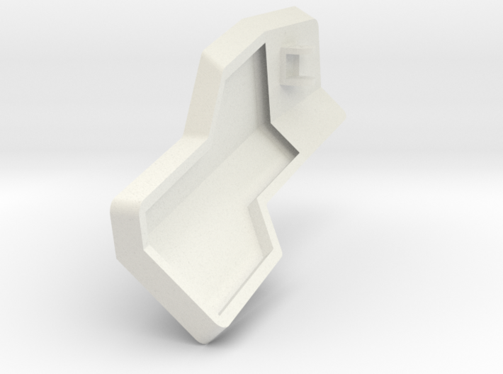 Kagu backpack back right plate 3d printed