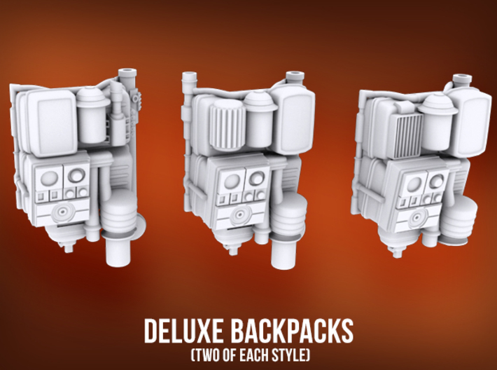 Deluxe Backpacks 3d printed