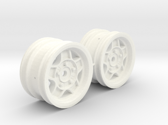 M-Chassis Wheels - NSU-TT ATS Style - 0mm Offset 3d printed