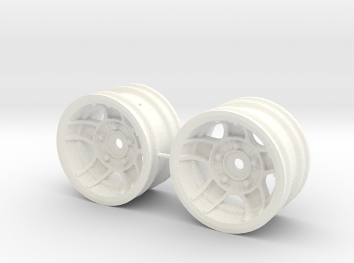 M-Chassis Wheels - NSU-TT ATS Style - +5mm Offset 3d printed
