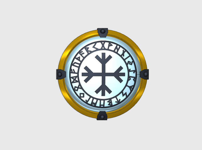 Brand's Rune Circle Power Shield 3d printed