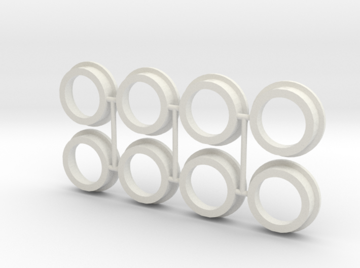 8 Portholes (1&quot; or 26mm outside diameter) 3d printed