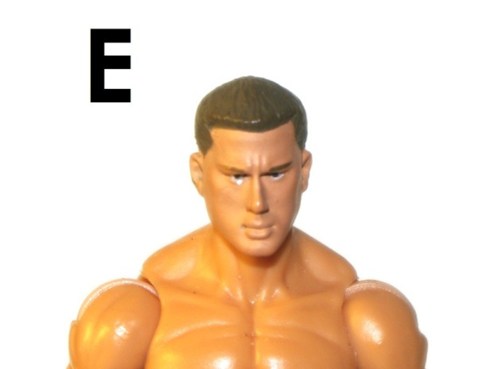 1:18 Scale Action Figure MALE Neck Barbell Adapter 3d printed Peg "E" Sample